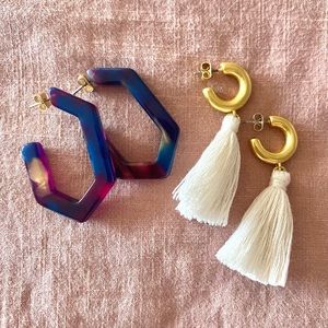 Two pairs of Madewell Earring Accessories